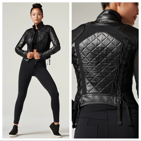 blanc noir Jackets & Blazers - { Blanc Noir } Moto Black Leather Jacket